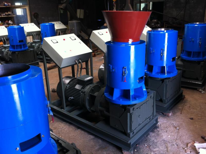 Flat die pellet mill