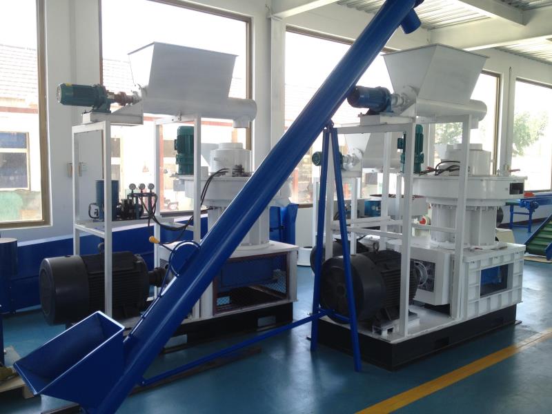 Biomass pellet production line